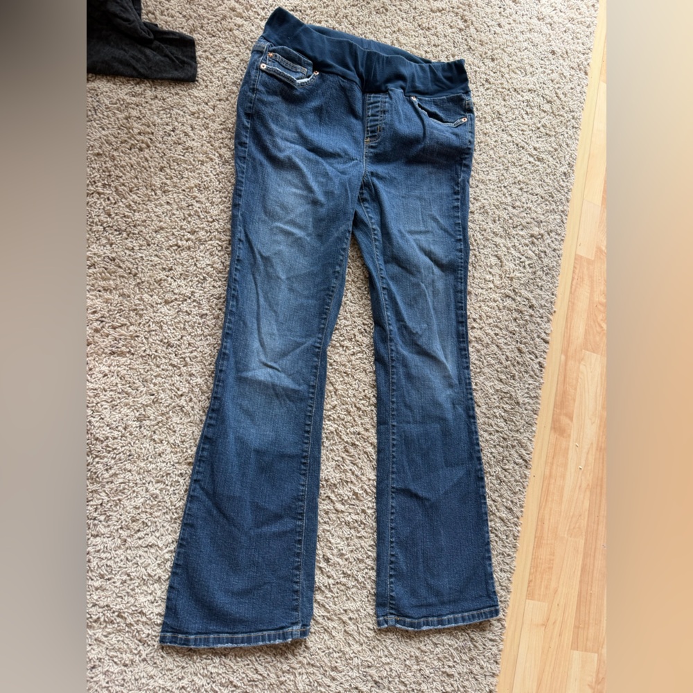 Maternity Navy Denim Jeans